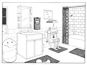 Black and White Illustration